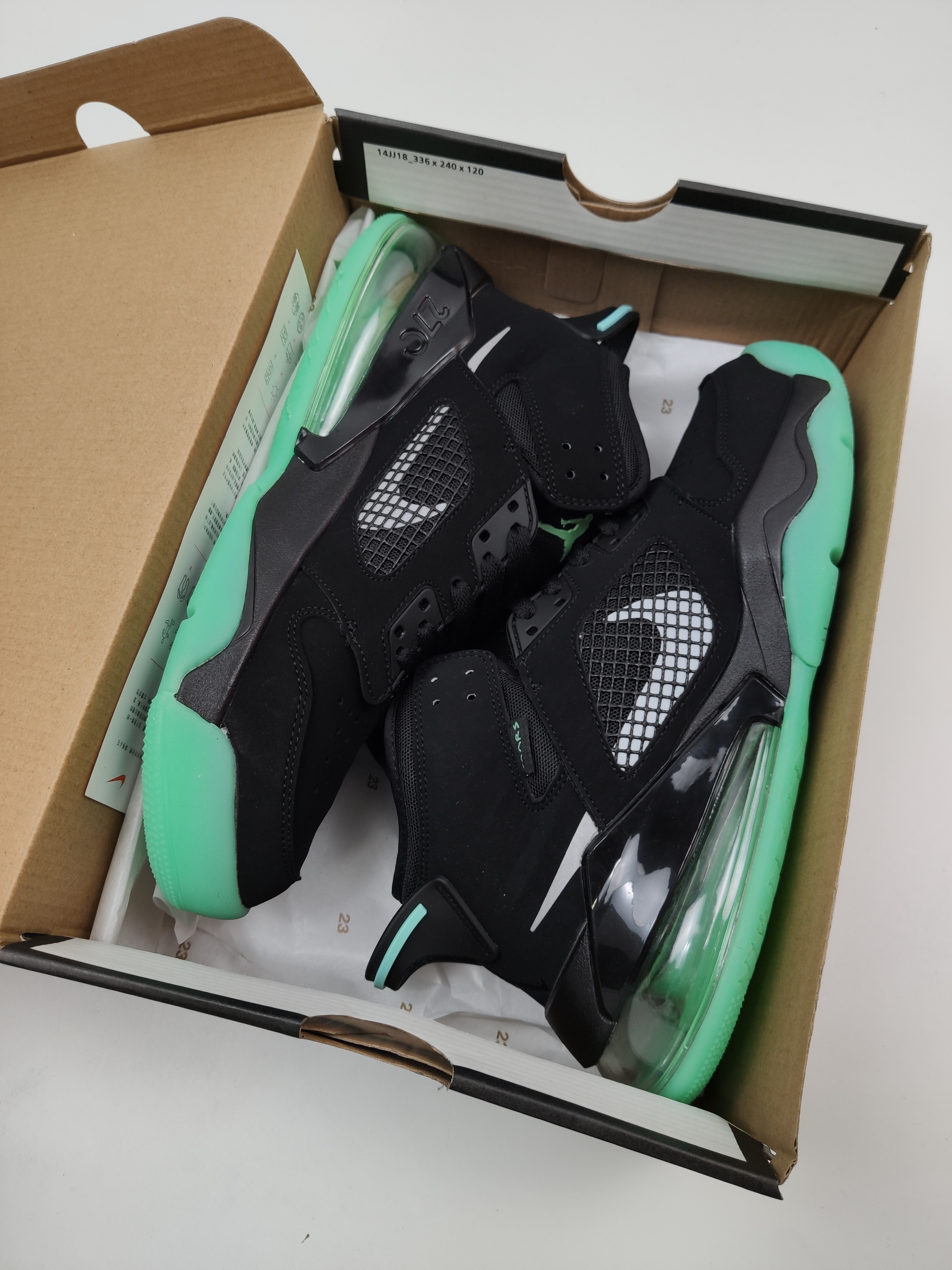 Air Jordan Mars x270 Black Green Shoes